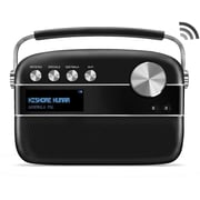 Saregama Carvaan 2.0 Portable Music Player 5000 Pre-Loaded Songs with Podcast, FM/BT/AUX (Classic Black)