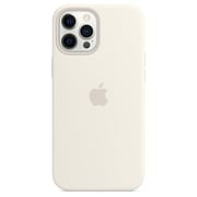 Apple iPhone 12 Pro Max Silicone Case with MagSafe - White Apple iPhone 12 Pro Max Silicone Case with MagSafe - White