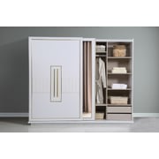 Buy Pan Emirates Whiteline 2 Door Sliding Wardrobe Online in UAE