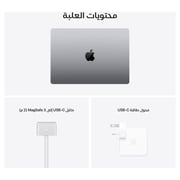 Apple MacBook Pro 16-inch (2021) - Apple M1 Chip Pro / 16GB RAM / 512GB SSD / 16-core GPU / macOS Monterey / English Keyboard / Space Grey / Middle East Version - [MK183ZS/A]