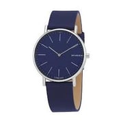 Skagen Signatur Blue Leather Men Watch SKW6481 Skagen Signatur Blue Leather Men Watch SKW6481