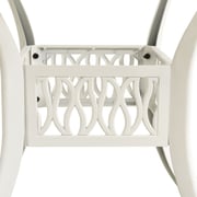 vidaXL Garden Table White 90x90x74 cm Cast Aluminium vidaXL Garden Table White 90x90x74 cm Cast Aluminium