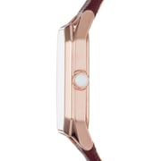 Emporio Armani AR80028 Gioia Burgundy Leather Women Watch Emporio Armani AR80028 Gioia Burgundy Leather Women Watch