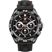 Swiss Military SM-WCH-DOM1-S-BLK Dom Smart Watch With Silicon Strap Black Swiss Military SM-WCH-DOM1-S-BLK Dom Smart Watch With Silicon Strap Black