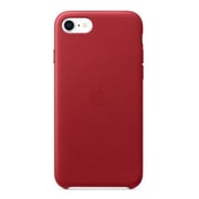Apple Leather Case Red For iPhone SE