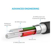 Anker ANA8111H12 Powerline Lightning Power Cable 9m Black For iPhone Anker ANA8111H12 Powerline Lightning Power Cable 9m Black For iPhone
