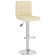Vidaxl Bar Stools 2 Pcs Cream Fabric Vidaxl Bar Stools 2 Pcs Cream Fabric