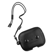 Woodcessories AirPod Pro Leather Necklace Case Midnight Black Woodcessories AirPod Pro Leather Necklace Case Midnight Black
