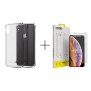 Soskild Defend Heavy Impact Case Transparent & Tempered Glass For iPhone XR Soskild Defend Heavy Impact Case Transparent & Tempered Glass For iPhone XR