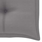 Vidaxl Garden Bench Cushion Grey 100x50x7 Cm Fabric