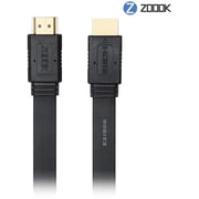 Zoook Ultra Flat High Speed HDMI Cable 10m Black Zoook Ultra Flat High Speed HDMI Cable 10m Black