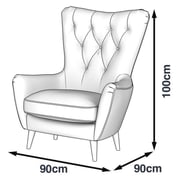 Galaxy Design Louvre Single Seat Sofa Grey Galaxy Design Louvre Single Seat Sofa Grey