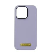 Guess Magsafe Liquid Silicone Logo Hard Case For Iphone 14 Pro Plate Purple