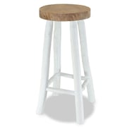vidaXL Bar Stool Solid Teak Wood vidaXL Bar Stool Solid Teak Wood