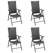 Vidaxl Garden Chairs 4 Pcs Poly Rattan Black Vidaxl Garden Chairs 4 Pcs Poly Rattan Black
