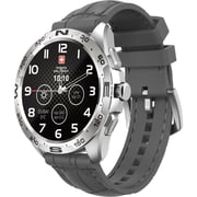 Swiss Military SM-WCH-DOM1-S-GRY Dom Smart Watch With Silicon Strap Grey Swiss Military SM-WCH-DOM1-S-GRY Dom Smart Watch With Silicon Strap Grey