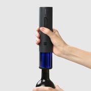 Xiaomi Huohuo Electric Wine Opener Deluxe With Corkscrew And Aerator High-speed Rotation Black Xiaomi Huohuo Electric Wine Opener Deluxe With Corkscrew And Aerator High-speed Rotation Black