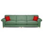 Galaxy Design Angelic 3 Seater Sofa Wood Base Mint Galaxy Design Angelic 3 Seater Sofa Wood Base Mint