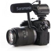 Saramonic Sr-pmic1 Super-cardioid Unidirectional Condenser Microphone With Integrated Shockmount, Low-cut Filter & Battery-operation For Dslr Cameras & Camcorders Saramonic Sr-pmic1 Super-cardioid Unidirectional Condenser Microphone With Integrated Shockmount, Low-cut Filter & Battery-operation For Dslr Cameras & Camcorders