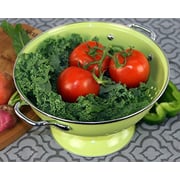 Calypso Basics By Reston Lloyd Powder Coated Enameled Colander, 3 Quart, Lime Calypso Basics By Reston Lloyd Powder Coated Enameled Colander, 3 Quart, Lime