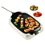 Kenwood Electric Open Flat Grill With Glass Lid Health Grill 2000 W, Silver, HG266.
