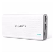 Romoss Power Bank 15000mAh White - SENSE15PHP15 Romoss Power Bank 15000mAh White - SENSE15PHP15