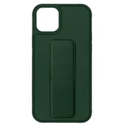 Margoun case for iPhone 14 Max with Hand Grip Foldable Magnetic Kickstand Wrist Strap Finger Grip Cover 6.7 inch Dark Green