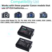 Dmk Power Lp-e10(860mah) 2pack Battery And Battery Charger For Canon Eos Rebel T3 T5 T6 T7 Kiss X50 Kiss X70 Eos 1100d Eos 1200d Eos 1300d Eos 2000d Digital Cameras Dmk Power Lp-e10(860mah) 2pack Battery And Battery Charger For Canon Eos Rebel T3 T5 T6 T7 Kiss X50 Kiss X70 Eos 1100d Eos 1200d Eos 1300d Eos 2000d Digital Cameras