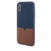 Evutec Northill Series Case Blue/Saddle For iPhone X - NHX00MTD03