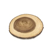 Lipper International Acacia Wood Large Slab Lazy Susan With Bark Rim Lipper International Acacia Wood Large Slab Lazy Susan With Bark Rim