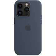 Apple iPhone 14 Pro Silicone Case Storm Blue with MagSafe Apple iPhone 14 Pro Silicone Case Storm Blue with MagSafe