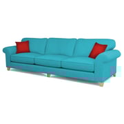 Galaxy Design Angelic 3 Seater Sofa Turquoise Galaxy Design Angelic 3 Seater Sofa Turquoise