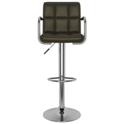 Vidaxl Bar Stool Brown Faux Leather Vidaxl Bar Stool Brown Faux Leather