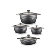 Arshia Die-casted Cookware 8pc Set Non-stick Co110-2565 Arshia Die-casted Cookware 8pc Set Non-stick Co110-2565