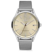 Omax Vintage Collection Silver Mesh Analog Watch For Unisex VC06P36X Omax Vintage Collection Silver Mesh Analog Watch For Unisex VC06P36X