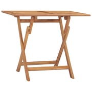 vidaXL Folding Garden Dining Table 90x60x75 cm Solid Teak Wood vidaXL Folding Garden Dining Table 90x60x75 cm Solid Teak Wood