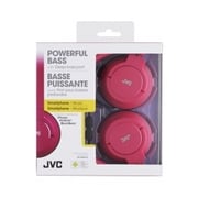 JVC Lightweight Wired Headphone Red HASR185R