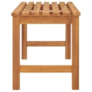 Vidaxl Garden Bench 114 Cm Solid Teak Wood Vidaxl Garden Bench 114 Cm Solid Teak Wood