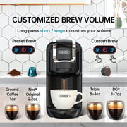 HiBREW 4 in 1 Coffee Machine H2A - Multi Capsules - Black