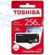 Toshiba U365 Trans Memory USB Flash Drive 256GB Black THNU365K2560E4 Toshiba U365 Trans Memory USB Flash Drive 256GB Black THNU365K2560E4