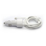 Brave Universal Car Charger USB With Cable - White Brave Universal Car Charger USB With Cable - White
