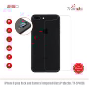 Trands Back Tempered Glass Protector & Camera Glass For Apple iPhone 8 Plus - SP4836 Trands Back Tempered Glass Protector & Camera Glass For Apple iPhone 8 Plus - SP4836