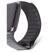Decoded 42-44mm Leather Magnetic Traction Strap For Apple Watch Black
