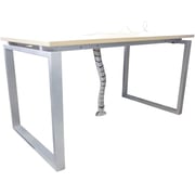 Mahmayi Ergo Cable Management Snake - Cable organiser - ABS Material - Coated with Silver Powder - Desk Cable Management - Modern Style Mahmayi Ergo Cable Management Snake - Cable organiser - ABS Material - Coated with Silver Powder - Desk Cable Management - Modern Style