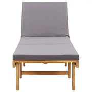 Vidaxl Folding Sun Lounger With Cushion Solid Acacia Wood Vidaxl Folding Sun Lounger With Cushion Solid Acacia Wood