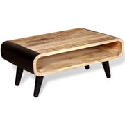 vidaXL Coffee Table Rough Mango Wood 90x55x39 cm vidaXL Coffee Table Rough Mango Wood 90x55x39 cm