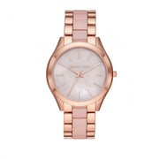 Michael Kors Slim Runway Rose Gold Stainless Steel Women Watch MK4467 Michael Kors Slim Runway Rose Gold Stainless Steel Women Watch MK4467