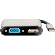 Dlink DUBV210 USB-C To HDMI/VGA ADP gray