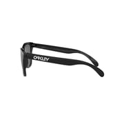 OAKLEY FROGSKINS SUNGLASSES SIZE 55 UNISEX BLACK WITH GREY LENS OO9013 -24-306
