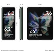 Samsung Galaxy Z Fold3 12GB 512GB 5G (Dual Sim with ESIM Slot) Smartphone Phantom Green - International Version Samsung Galaxy Z Fold3 12GB 512GB 5G (Dual Sim with ESIM Slot) Smartphone Phantom Green - International Version